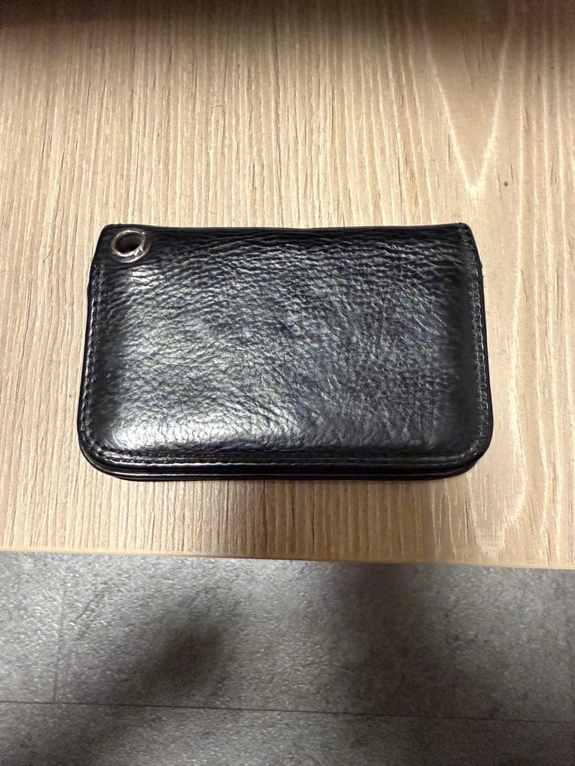 CHROME HEARTS 名刺入れ 黒 レザー