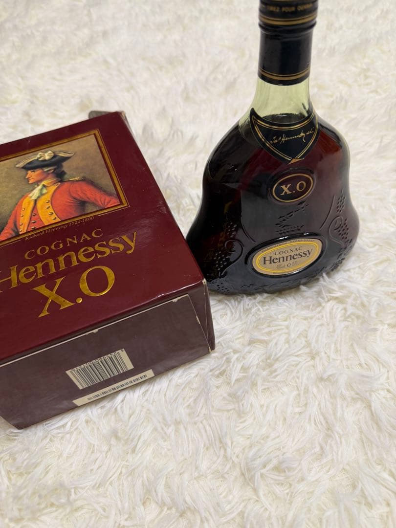 Hennessy X.O. 金キャップ、グリーンボトル
