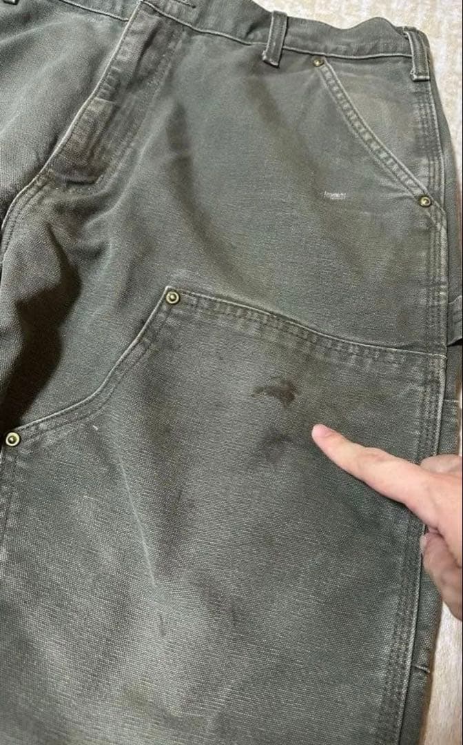 ［値下げ！］USA製carharttカーハート ダブルニーペインターパンツ古着