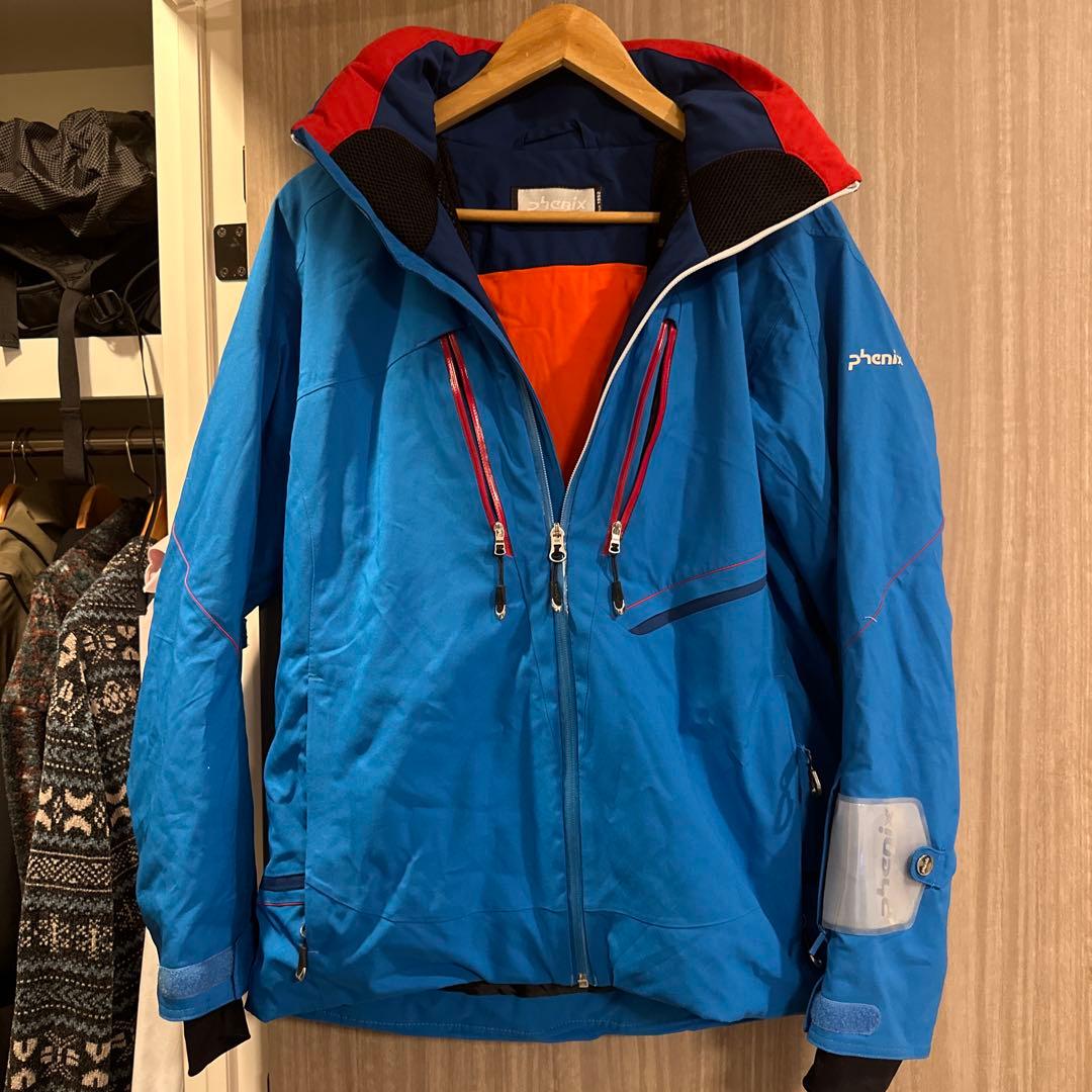 phenix スキーウェア メンズ 青　上下セット