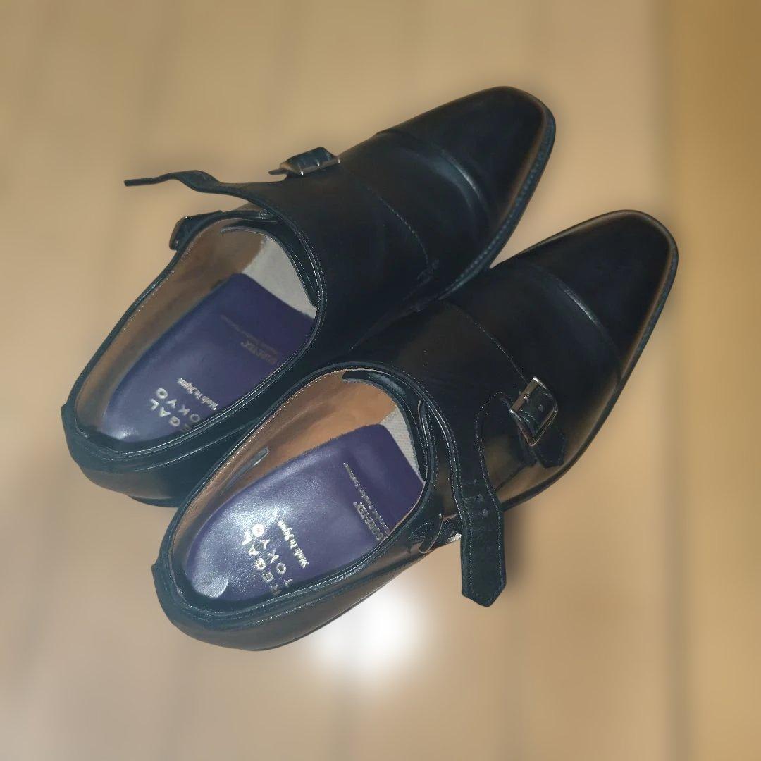 チ*ー様 REGAL 【リーガル】GORE-TEX ダブルモンク 24.5cm