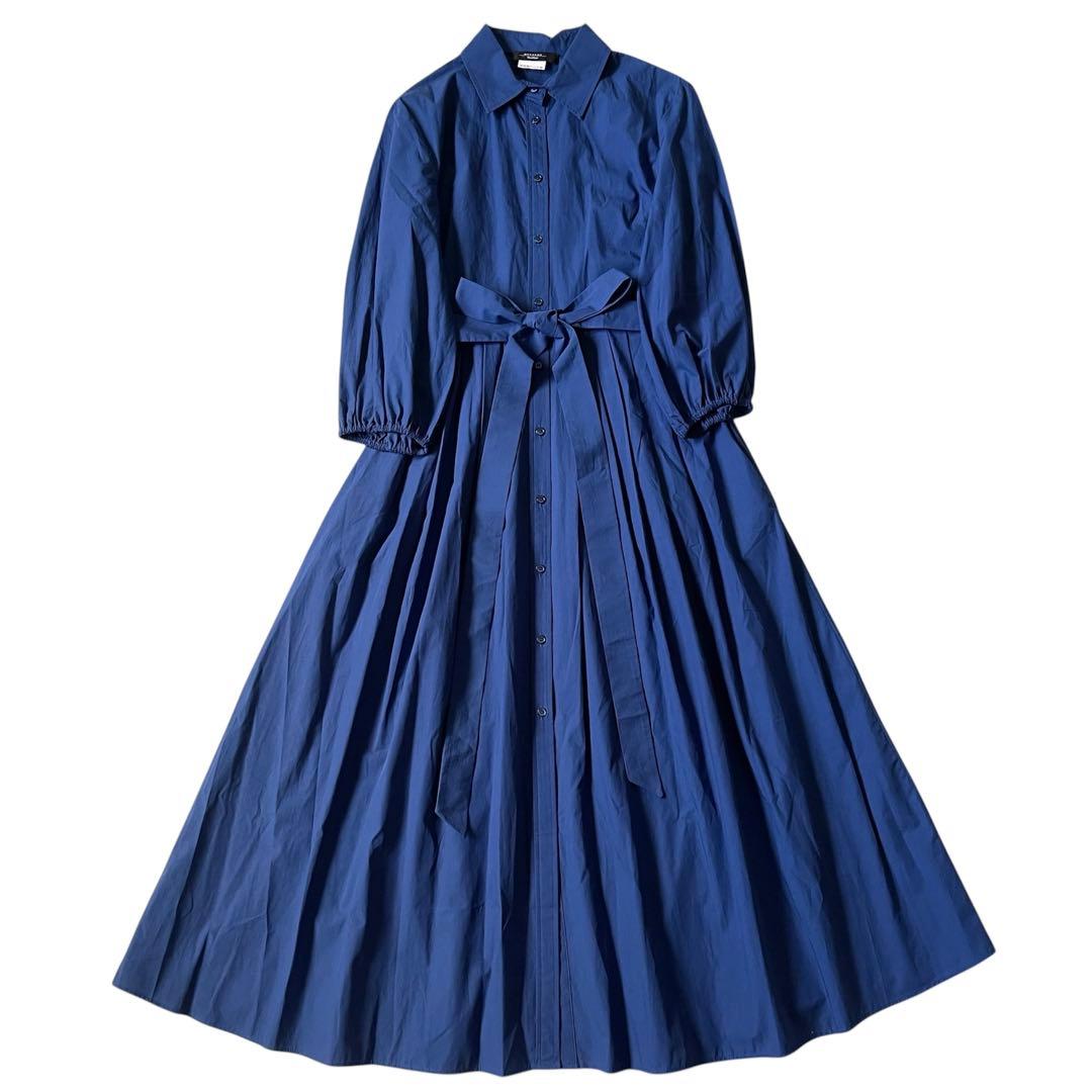 2023 未使用級✨ マックスマーラ シャツワンピース ベルト マキシ丈 40