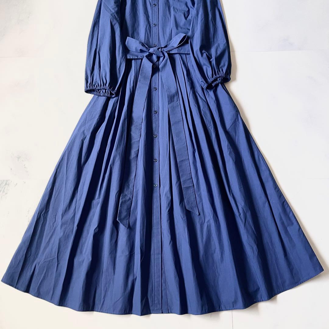 2023 未使用級✨ マックスマーラ シャツワンピース ベルト マキシ丈 40