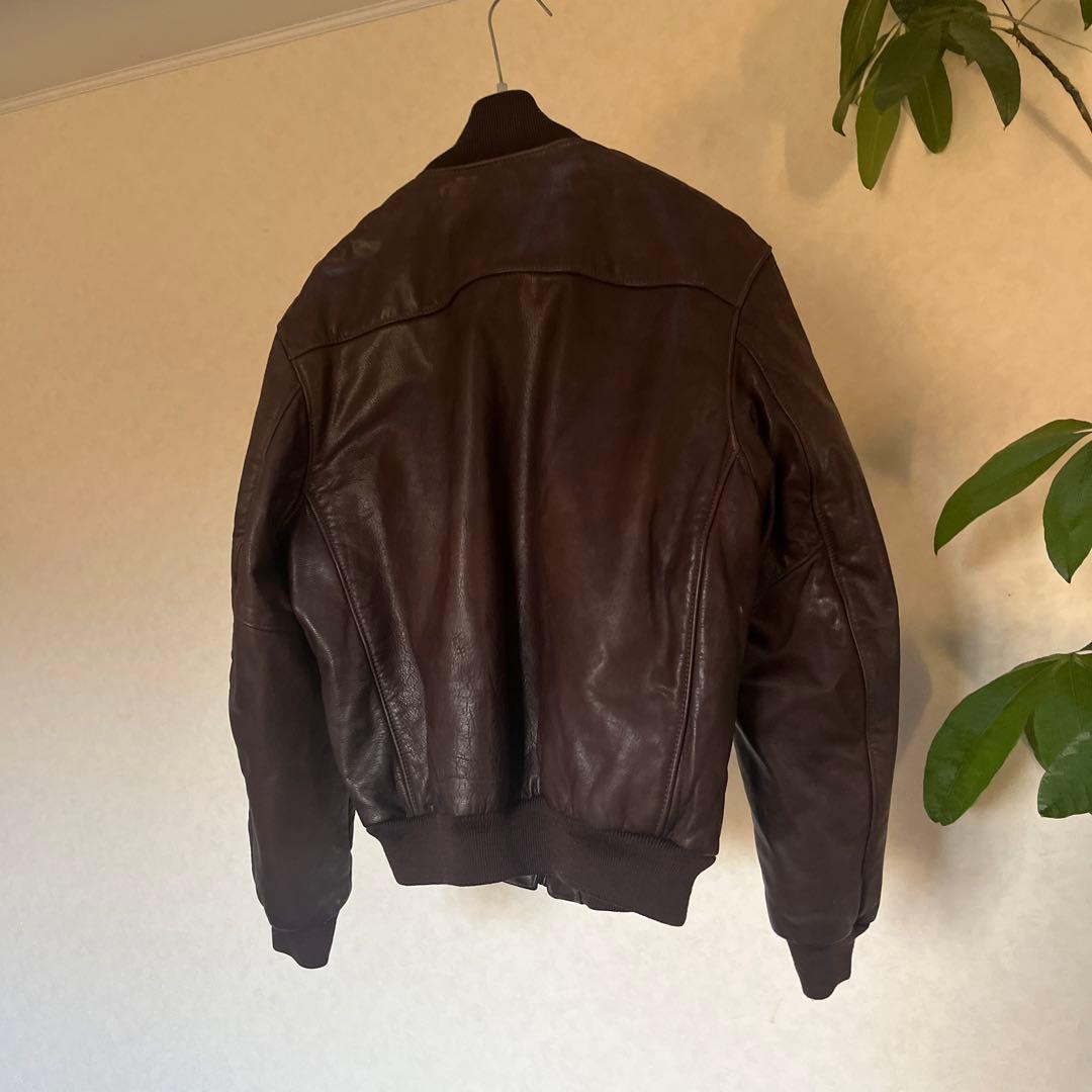 golden Bear 革ジャン　茶