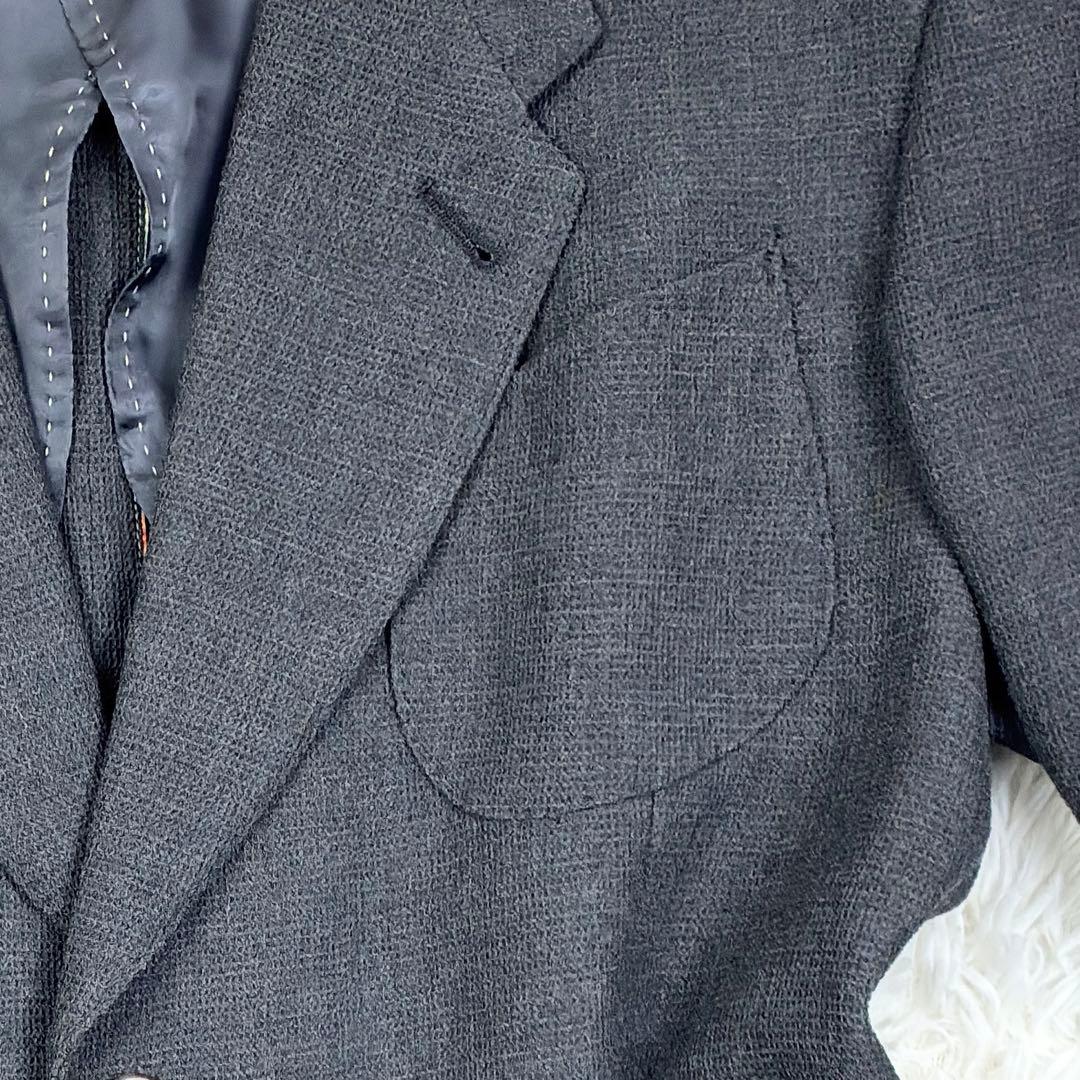 美品　ポールスミスコレクション　花柄パイピング　ワッフルアンコンジャケット　XL