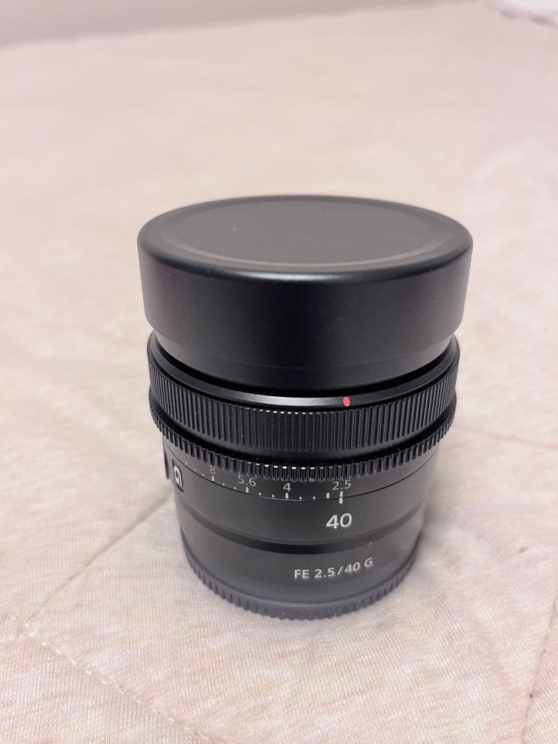【美品】角形フードつき！SONY Eマウント Gレンズ 40mm f2.5