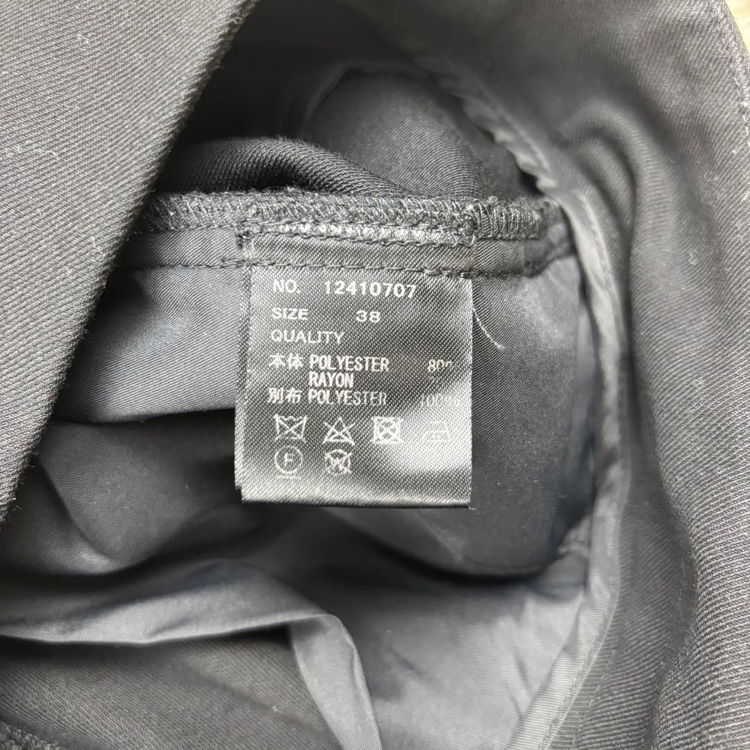 TODAYFUL Tuck Twill Trousers 38 ブラック