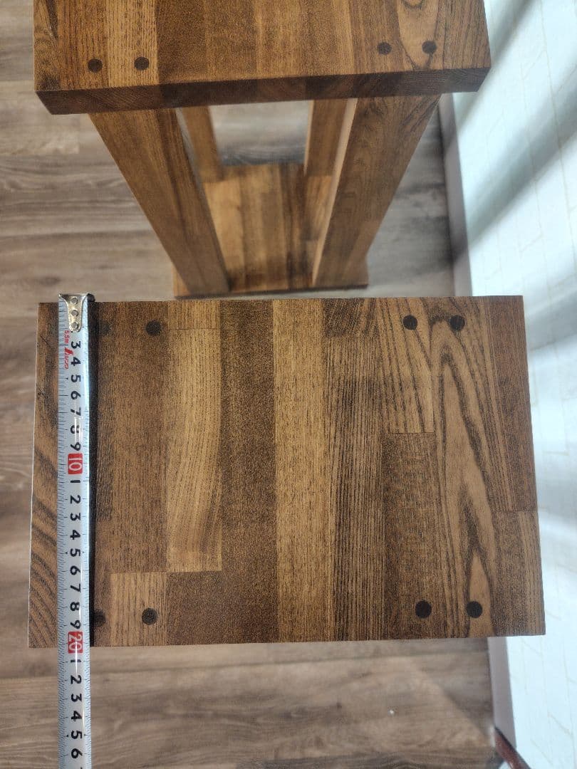 木製 スピーカースタンド (2脚) 高490mm×幅200mm×奥行295mm