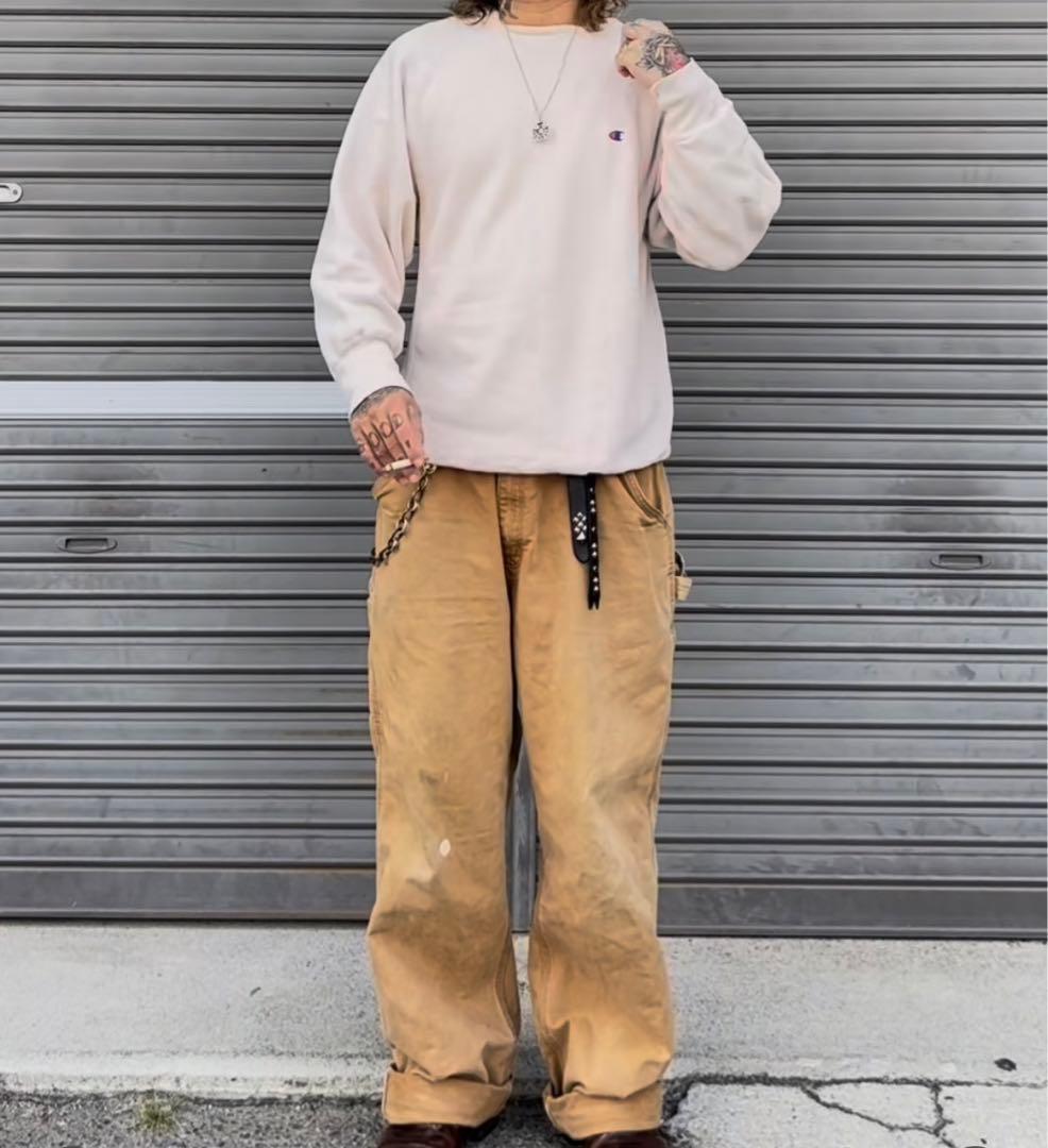 US企画 カーハート ダック ペインターパンツ W34 革タグ