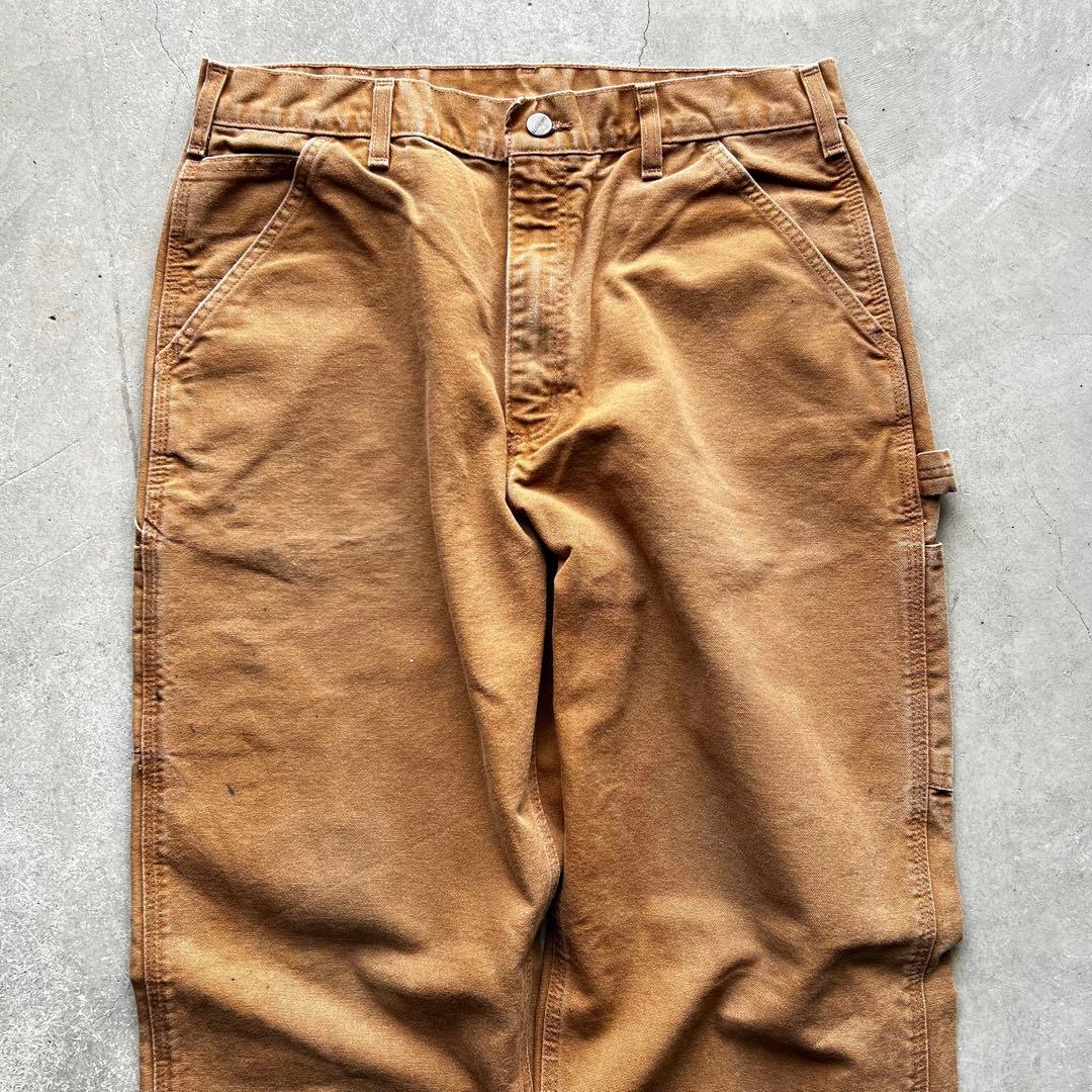 US企画 カーハート ダック ペインターパンツ W34 革タグ