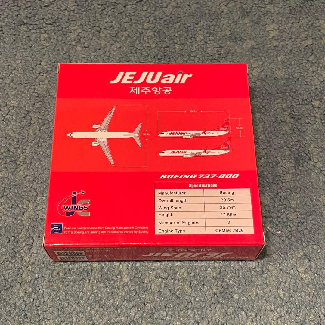 JEJU air チェジュエア 737-800 JC Wings 1:400