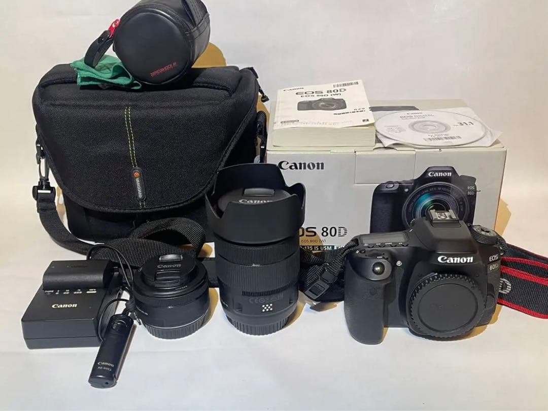 【Hoshi様用】Canon EOS 80D 一眼レフカメラ セット