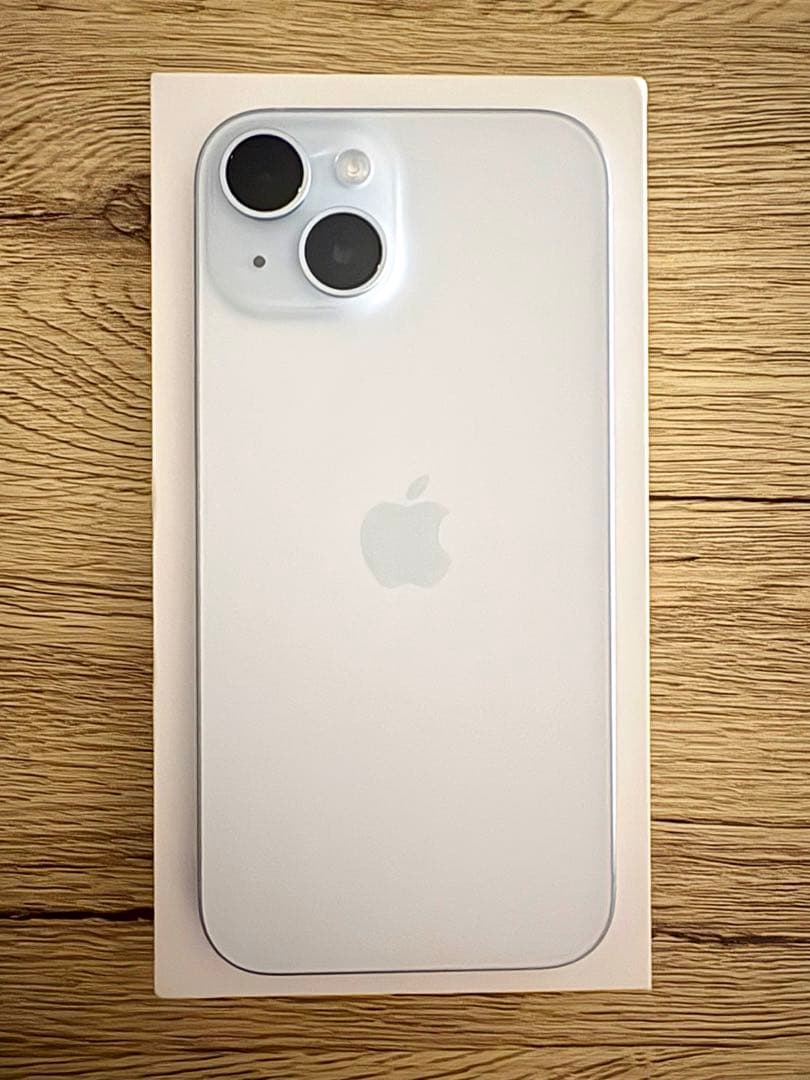 iPhone15 SIMフリー ブルー 128gb 当日発送 12/3まで販売