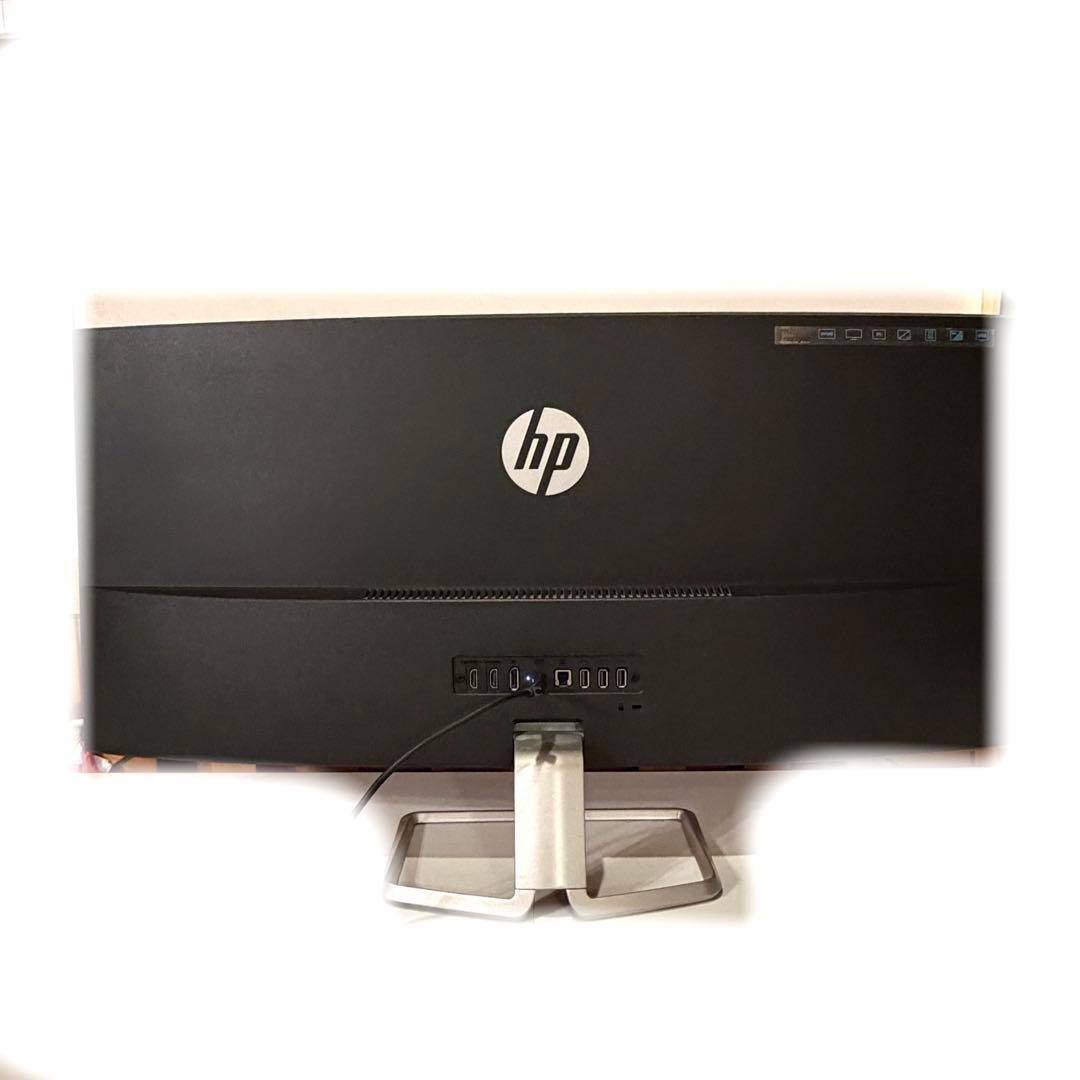HP 34インチ モニター 2019年製　曲面ワイド　動作確認済み　美品