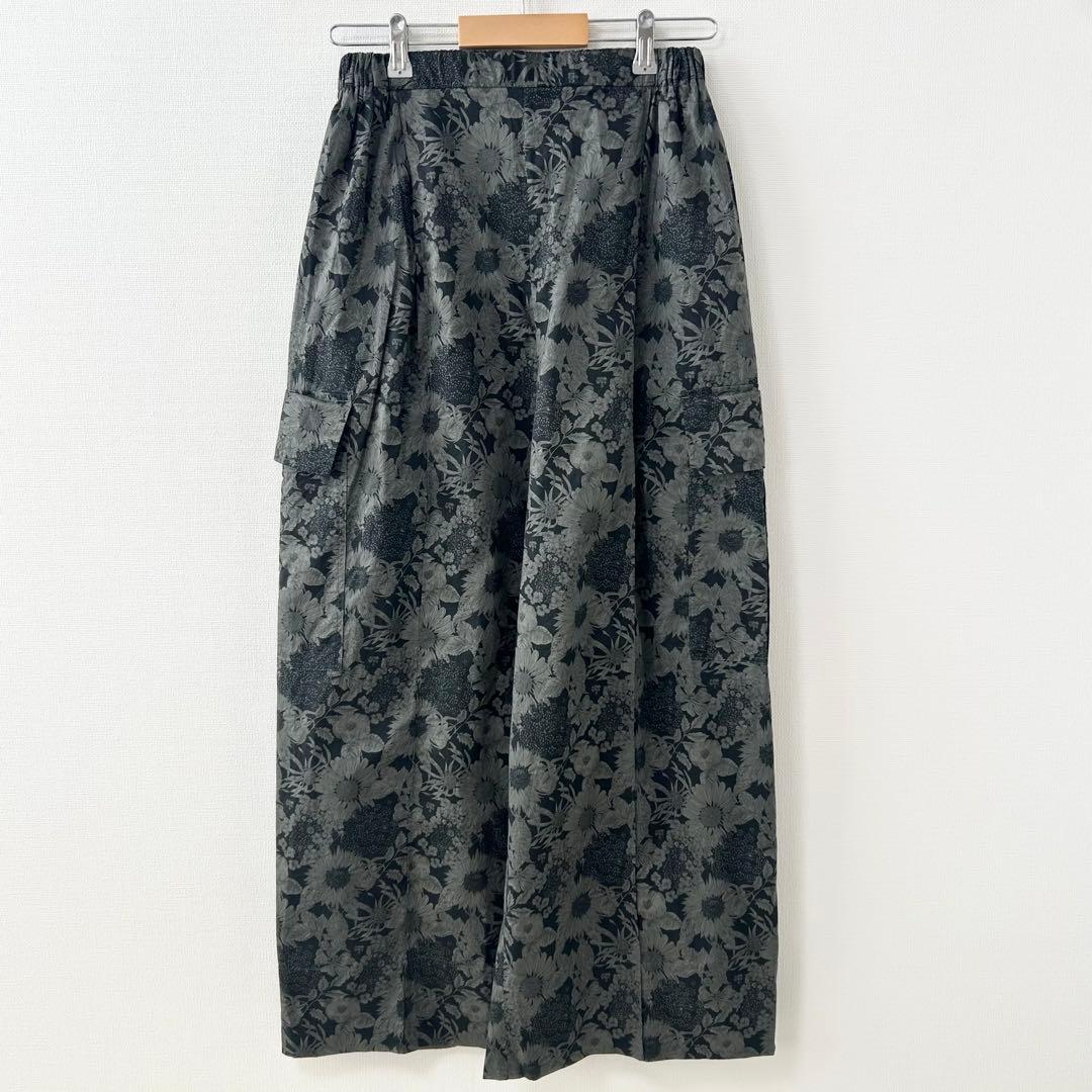 2025SS✨カレンソロジー　リバティカーゴパンツ　花柄　ブラック　グレー