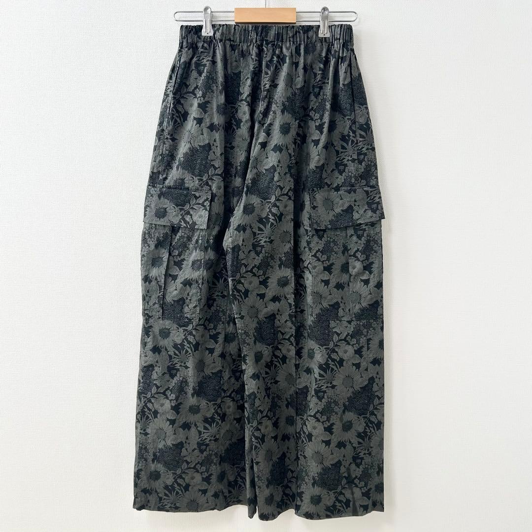 2025SS✨カレンソロジー　リバティカーゴパンツ　花柄　ブラック　グレー