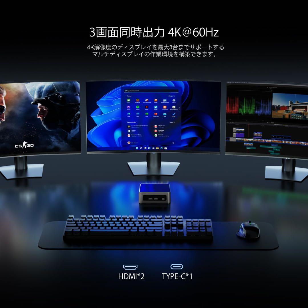 大特価❣️ミニPC AMD Ryzen 5 3550H