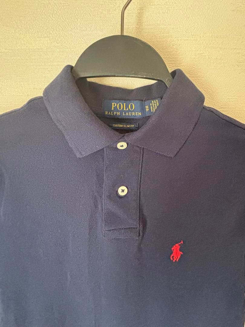 ラルフローレン　ポロシャツ　ネイビー