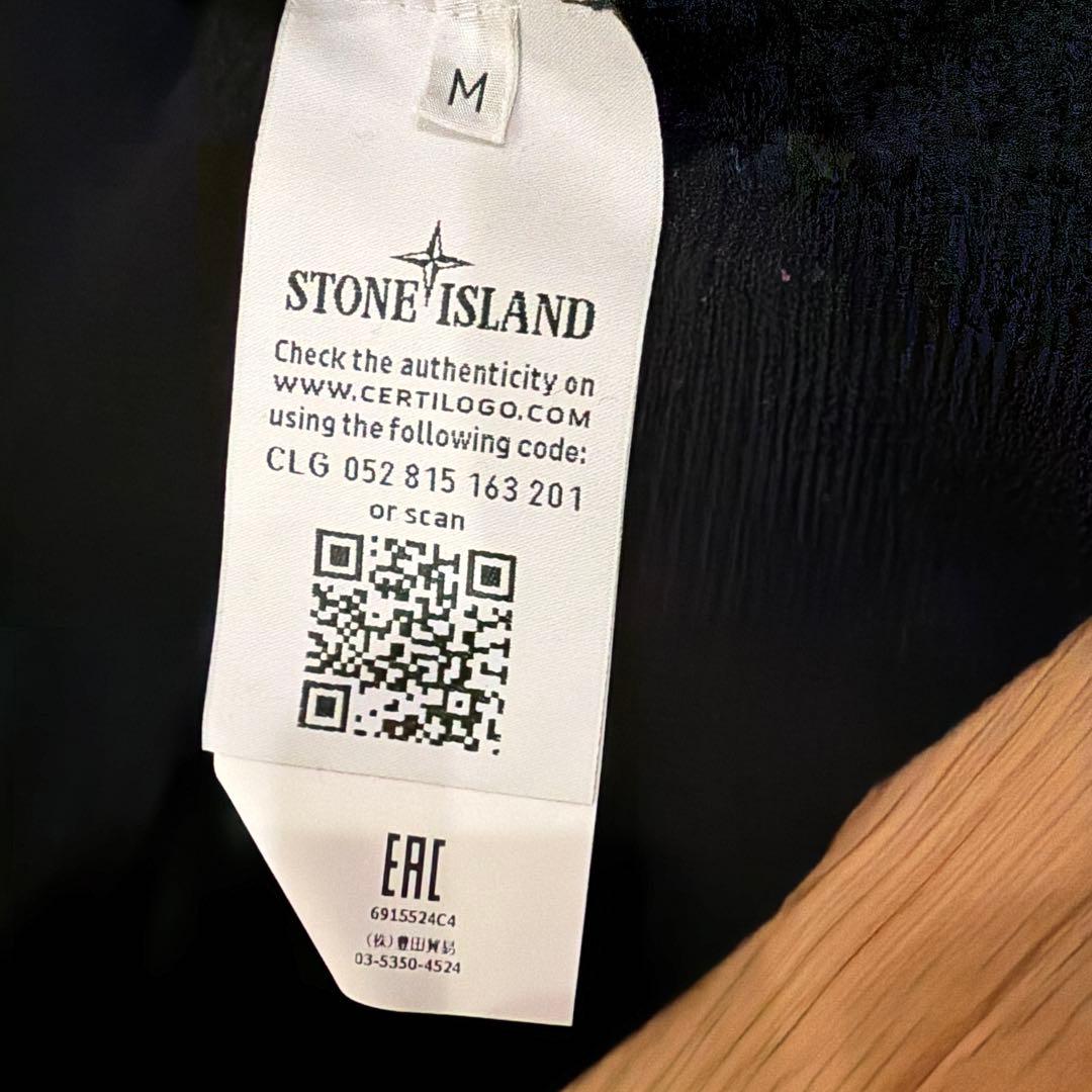 STONE  クルーネック　ニット Mサイズ　ブラック