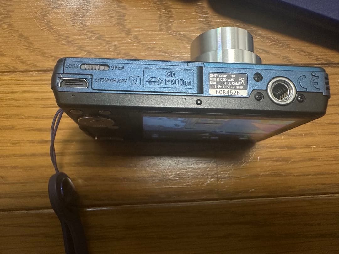 Sony Cyber-shot DSC-W350 デジタルカメラ 青