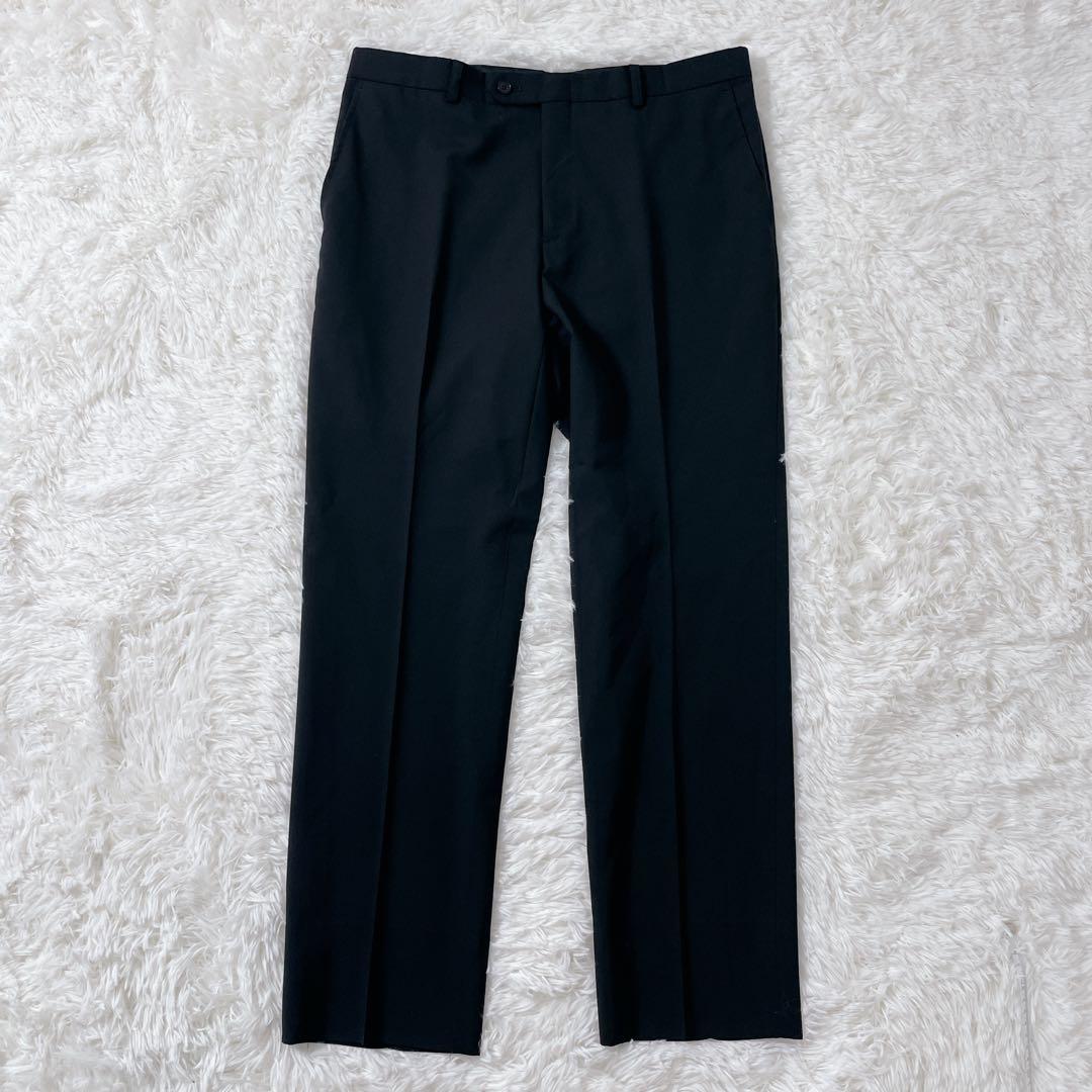 美品✨ スーツセレクト 黒タグ スリーピース AB6 黒 フォーマル 100’s