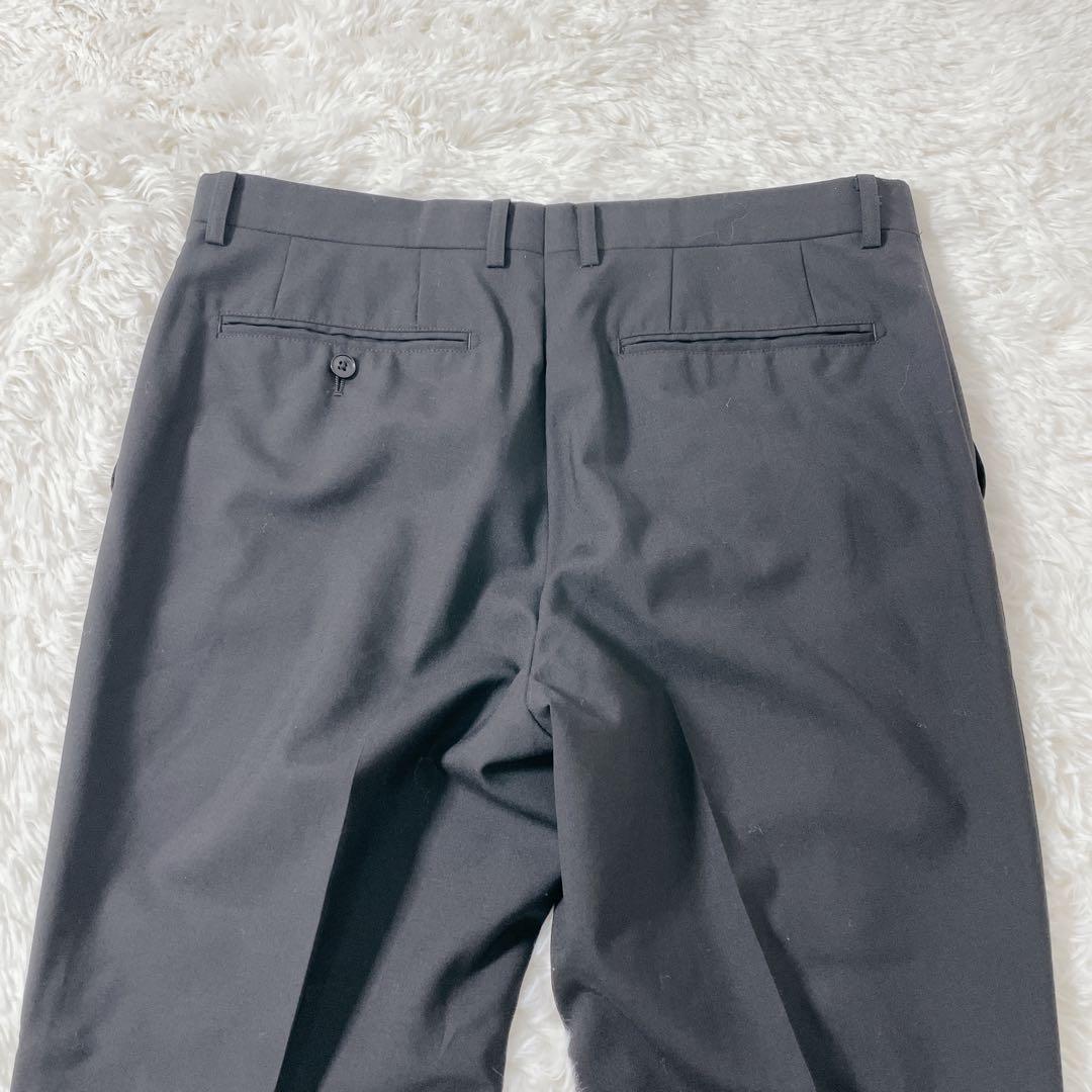 美品✨ スーツセレクト 黒タグ スリーピース AB6 黒 フォーマル 100’s