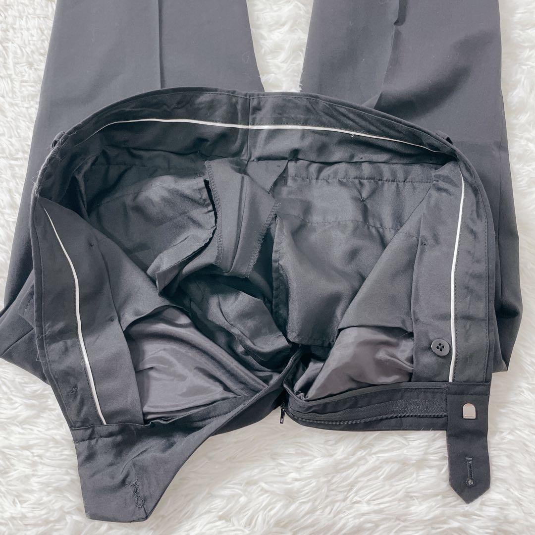 美品✨ スーツセレクト 黒タグ スリーピース AB6 黒 フォーマル 100’s