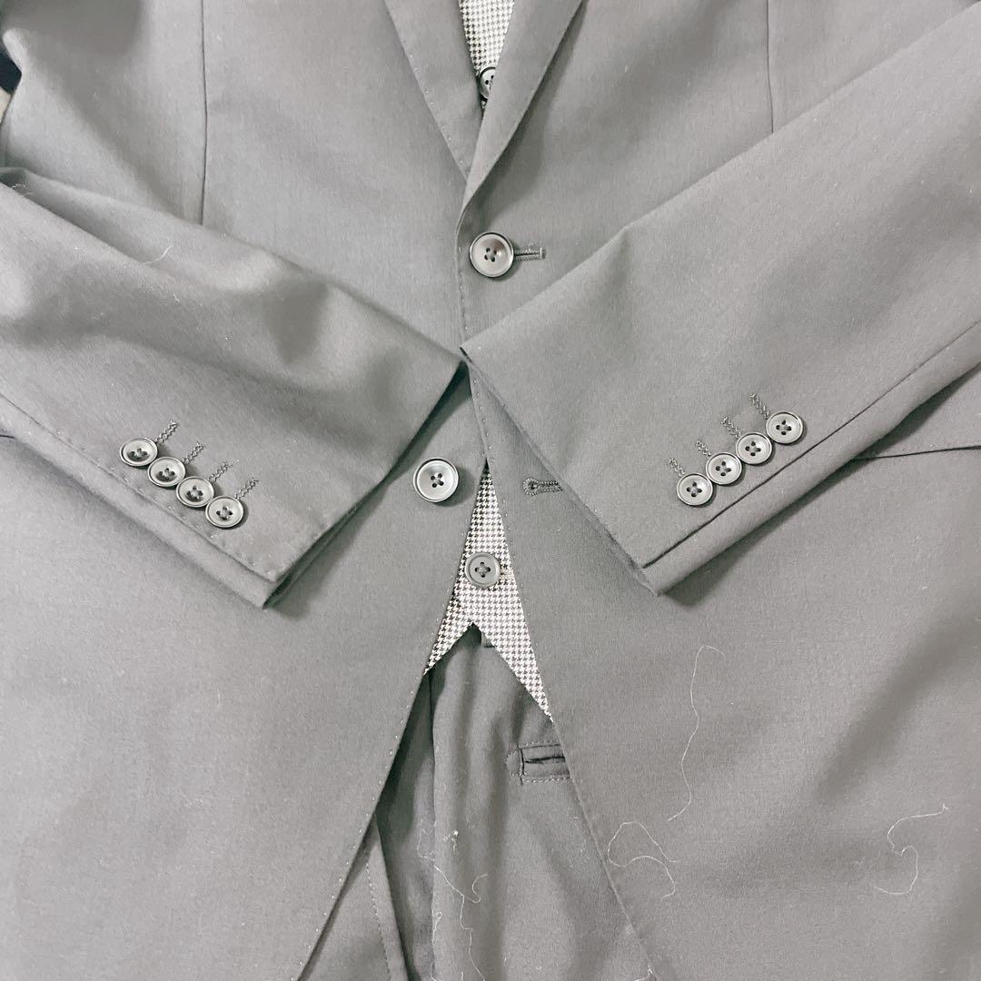 美品✨ スーツセレクト 黒タグ スリーピース AB6 黒 フォーマル 100’s