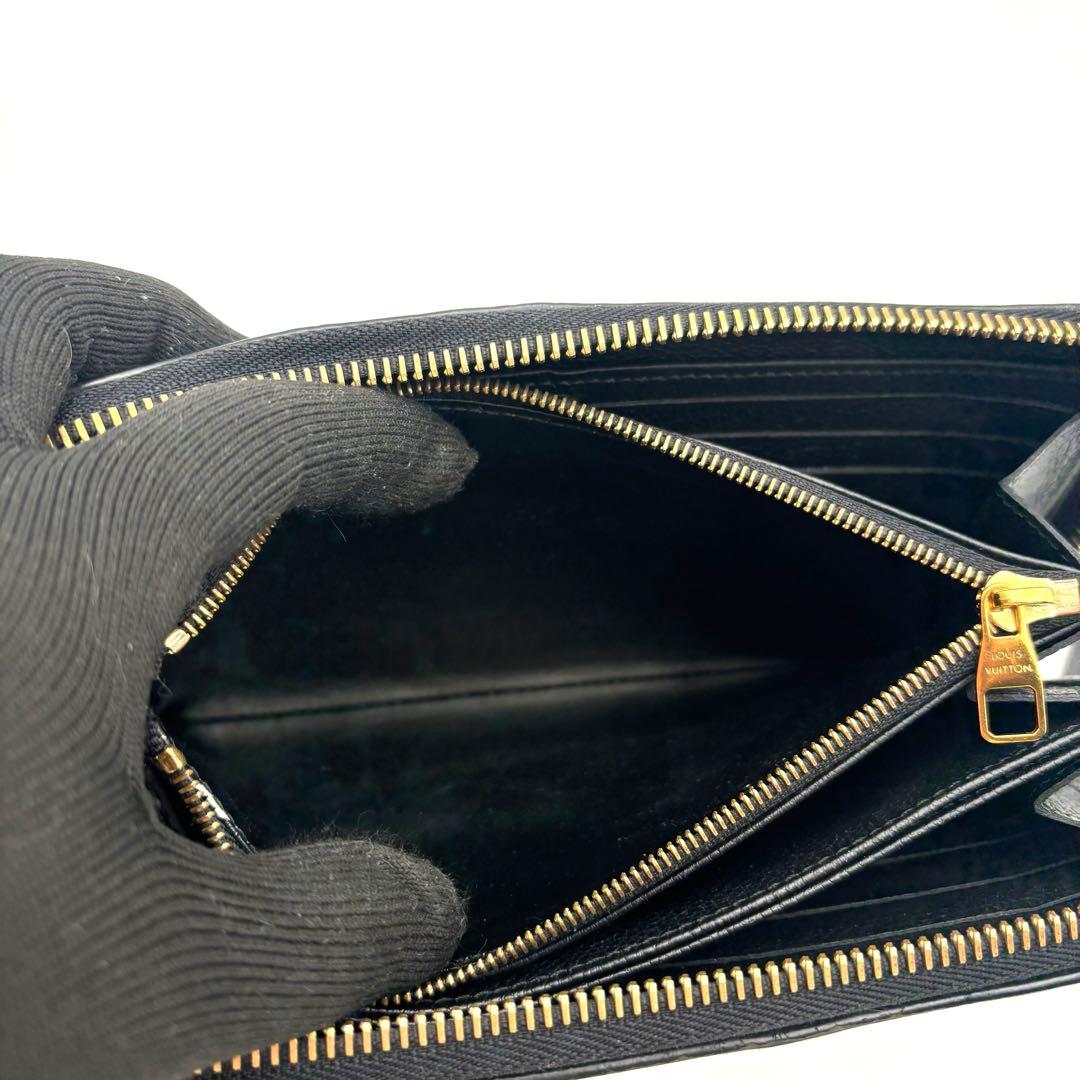 IC搭載　ヴィトン アンプラント ジッピーウォレット クラフティ バイカラー