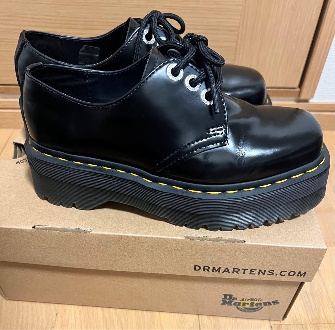 ドクターマーチン 1461 スクエア 31299001 厚底 3ホール