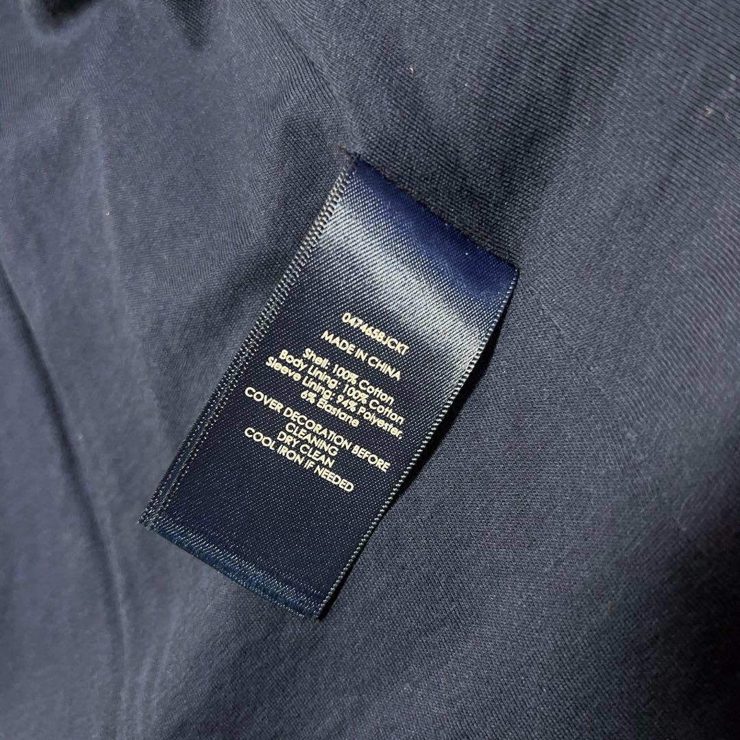 美品 ポロラルフローレン テーラードジャケット ワッペン 銀ボタン 紺ブレ