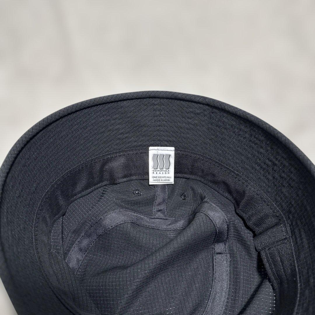 帽子 COMFORTABLE REASON SENIOR AIR HAT BLACK