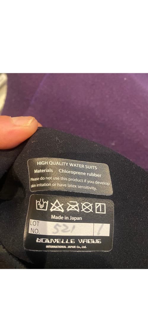 AIRTIGHT ウェットスーツ 青黒 140キッズ エアータイト