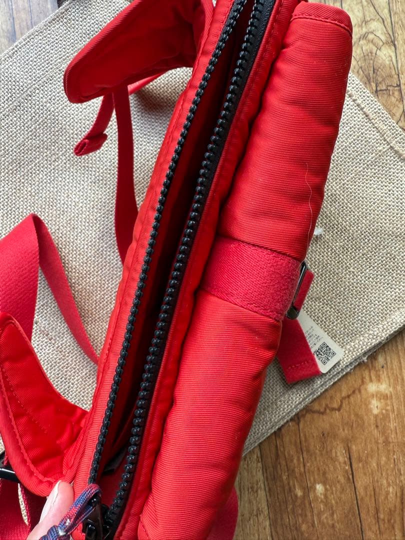 最終値下げ　コーチトピアループ クロスボディ ベルト バッグ　赤