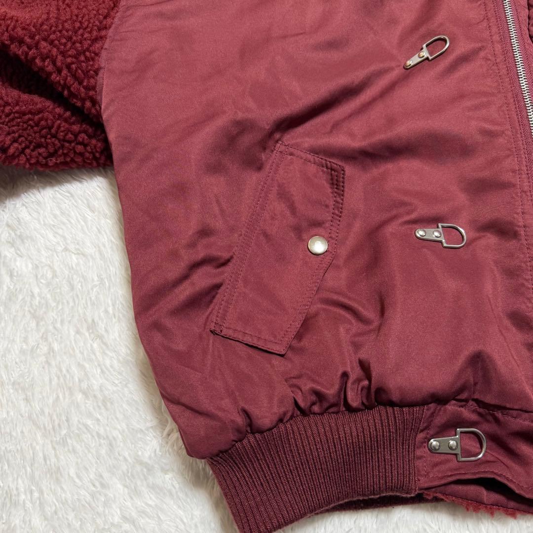 希少 RASVOA y2k 00 N-2B 異素材 ボア ファイヤーマン ファー