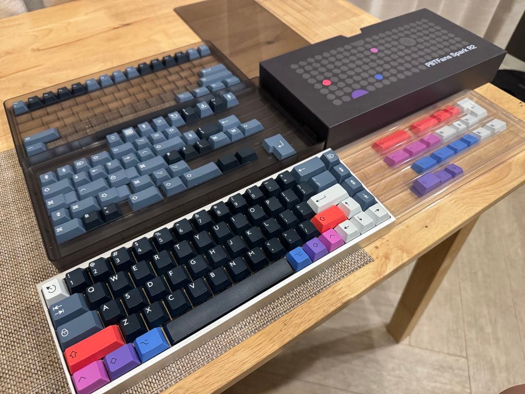 KBDFANS Tofu75 Spark R2 ModキーボードPBTFANS