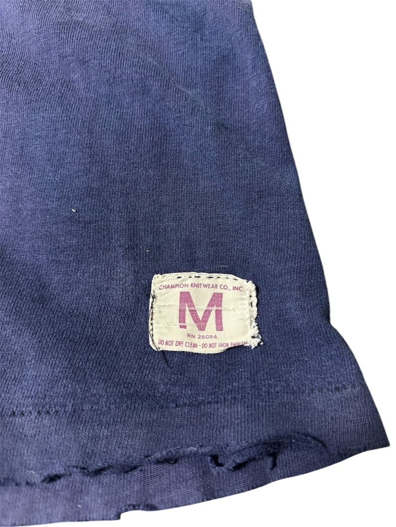 60’s Champion ”SYRACUSE” 茄子紺 フットボールT