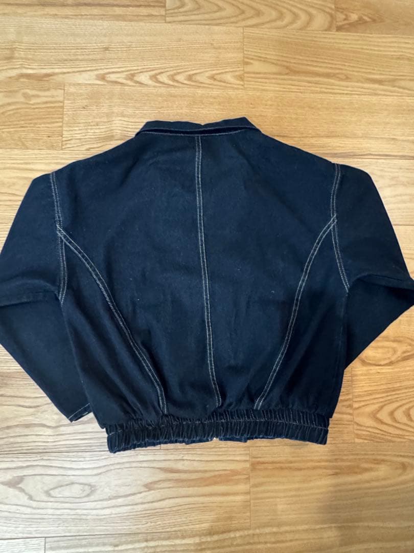 ダークブルー ジップアップ デニムジャケット完売品