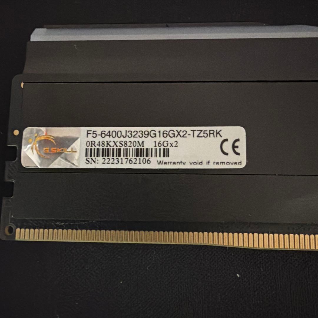 G.SKILL TRIDENT Z5 32GB(16GB2点)DDR5 6400