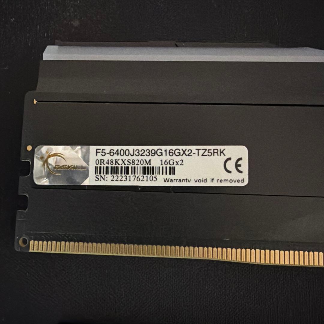 G.SKILL TRIDENT Z5 32GB(16GB2点)DDR5 6400