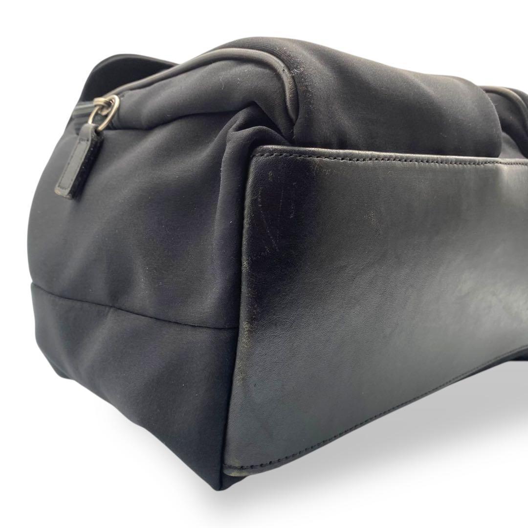 美品 COACH コーチ メンズ リュック バックパック 大容量 レザー 黒