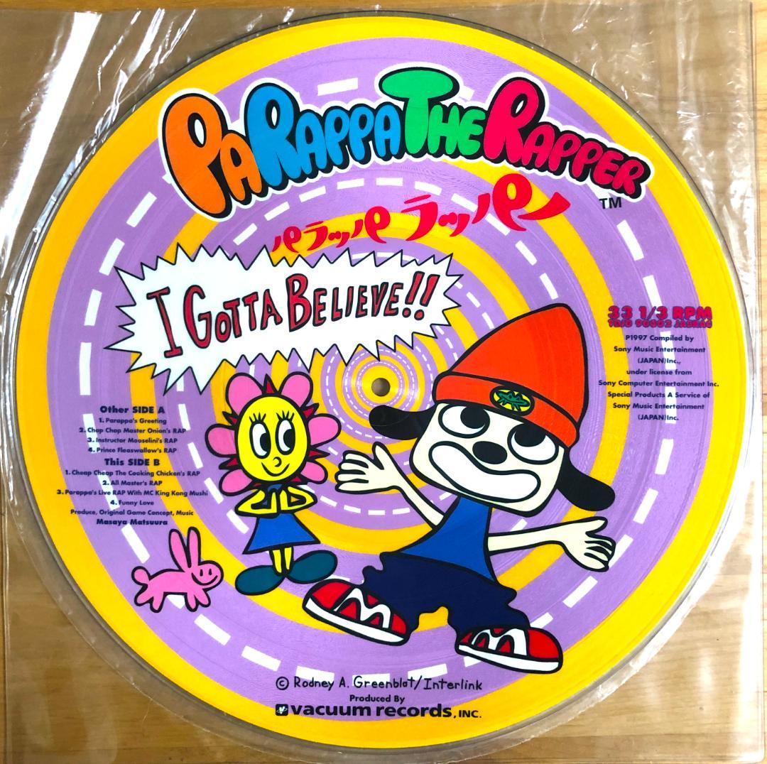 【稀少ピクチャー盤 12inch】 パラッパラッパー / ピクチャーディスク