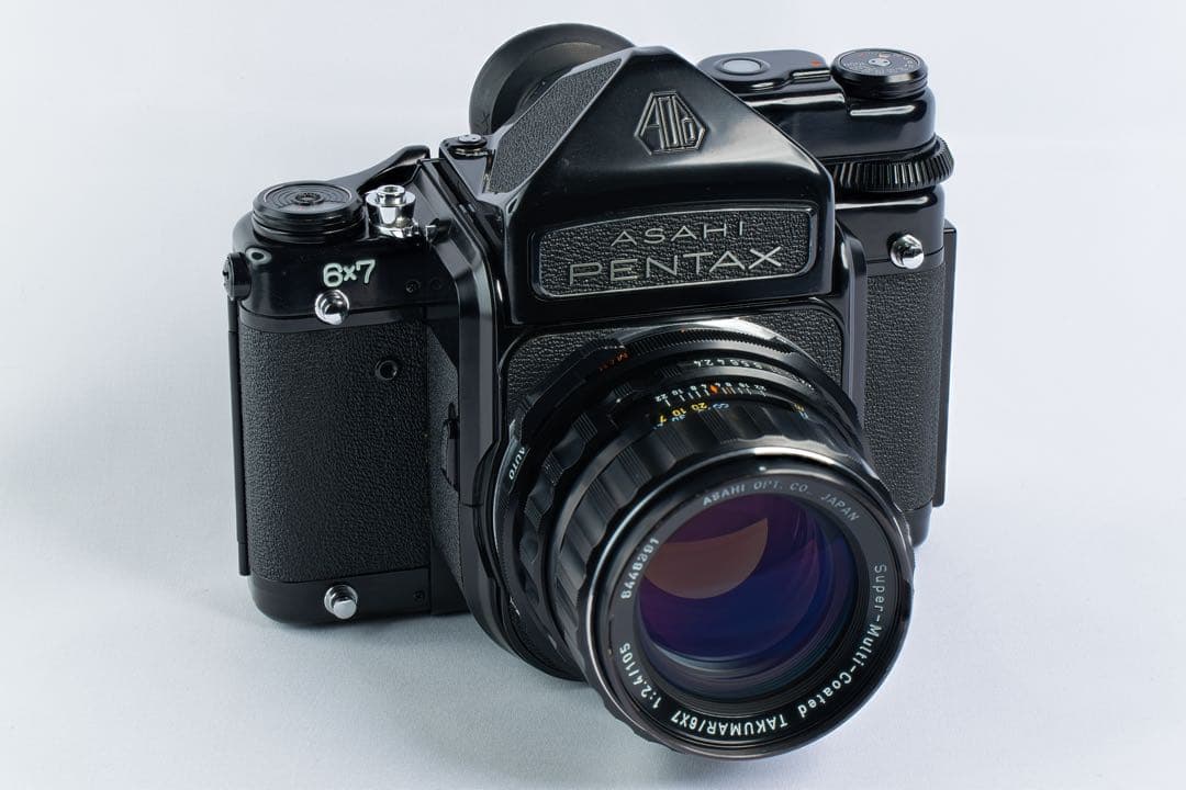 PENTAX 6x7 中判カメラ Takumar 105mmレンズ付き