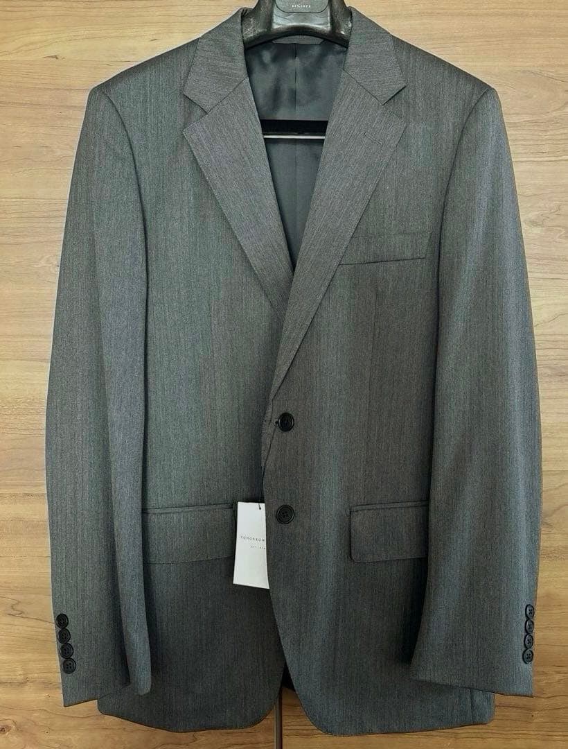 【新品タグ付】TOMORROWLAND シングルブレステッド2Bジャケット 48