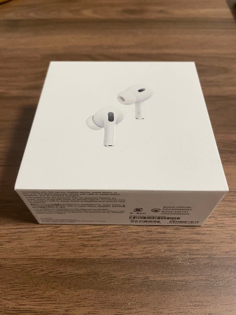 apple storeから購入　新品未使用未開封　AirPods pro2 本体