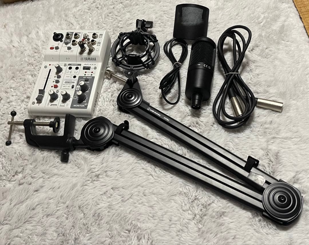YAMAHAミキサー AG03 MK2 配信機材付き