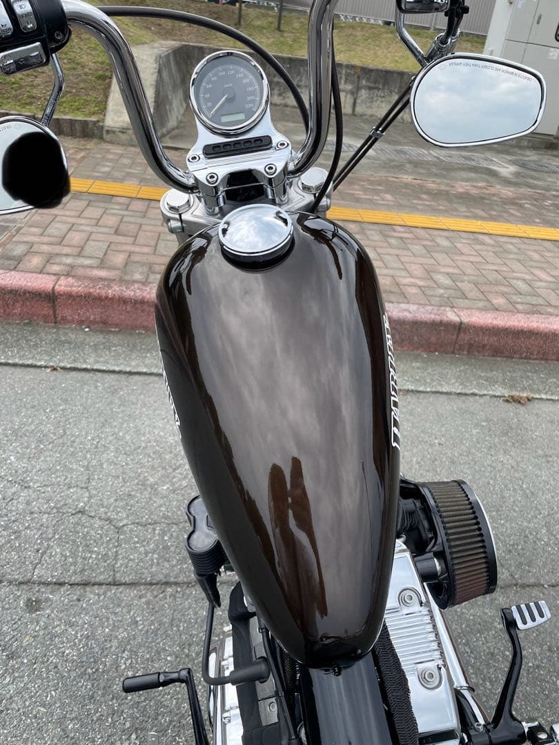 スポーツスター　タンク　マスタング　インジェクション