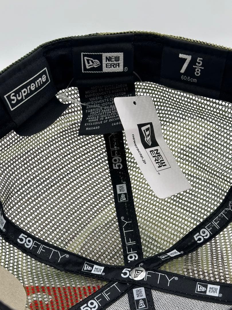 帽子 Supreme Box Logo Mesh Back New Era 7-5/8