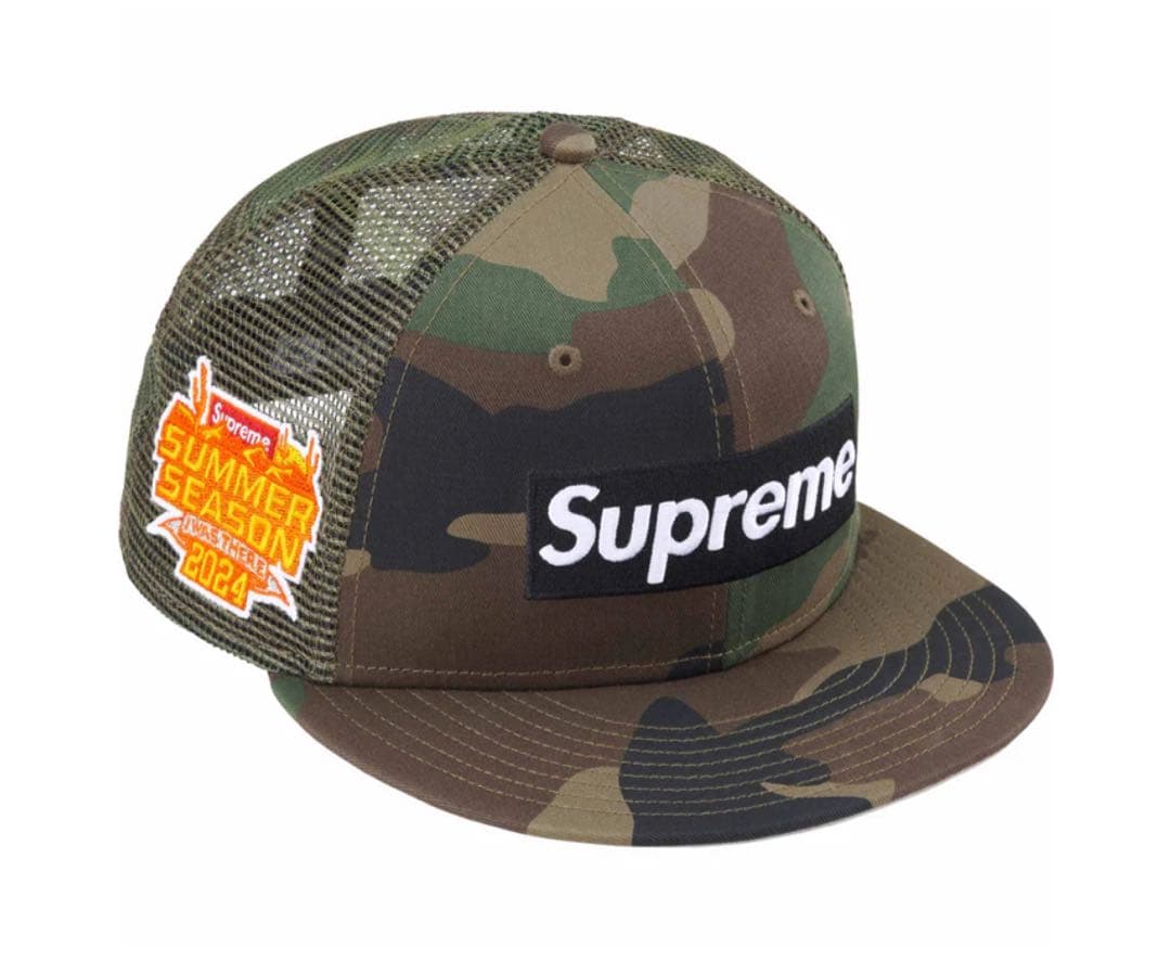 帽子 Supreme Box Logo Mesh Back New Era 7-5/8