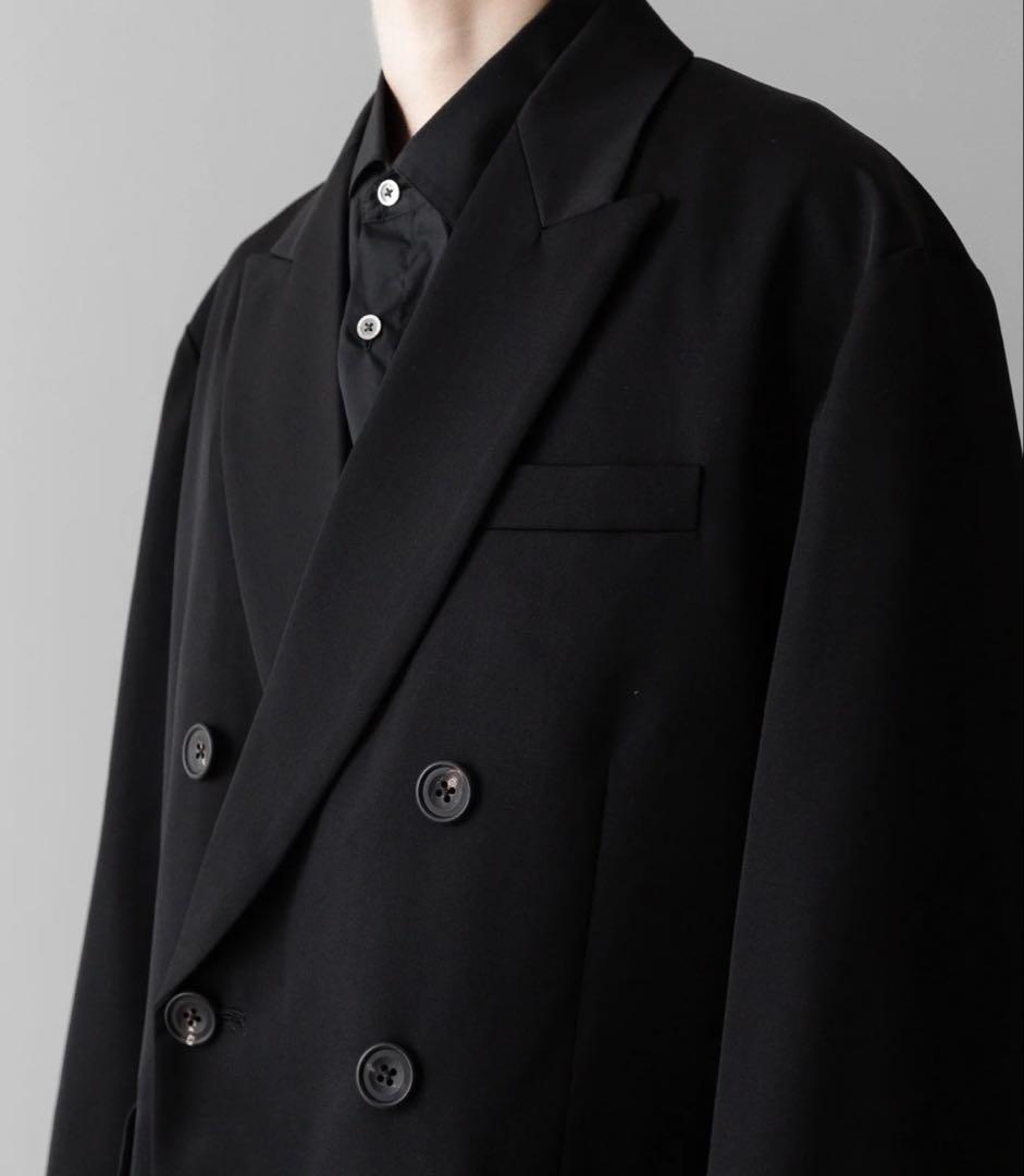 美品｜25AW 定番90/2ダブルジャケット 黒 ssstein